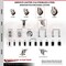 Service Caster 4 Inch 316SS Maroon Polyurethane Swivel 3/4 Inch Expanding Stem Caster Set SCC SCC-SS316EX20S414-PPUB-MRN-34-4 - alternate 2